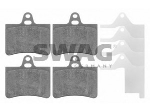 SWAG 64 91 6420 stabdžių trinkelių rinkinys, diskinis stabdys 
 Techninės priežiūros dalys -> Papildomas remontas
4252.17