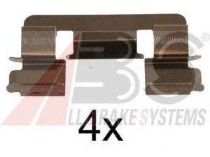 A.B.S. 1293Q priedų komplektas, diskinių stabdžių trinkelės 
 Stabdžių sistema -> Diskinis stabdys -> Stabdžių dalys/priedai
0441293000