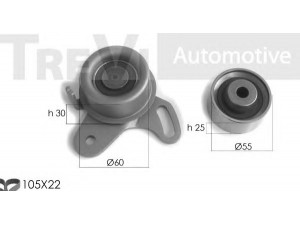 TREVI AUTOMOTIVE KD1335 paskirstymo diržo komplektas 
 Techninės priežiūros dalys -> Papildomas remontas