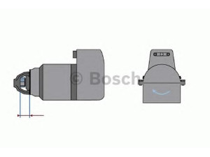 BOSCH 0 001 608 005 starteris
