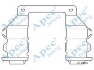 APEC braking KIT1029 priedų komplektas, stabdžių trinkelė 
 Stabdžių sistema -> Būgninis stabdys -> Dalys/priedai