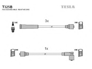 TESLA T325B uždegimo laido komplektas 
 Kibirkšties / kaitinamasis uždegimas -> Uždegimo laidai/jungtys
33700-84100, 33705-60B10