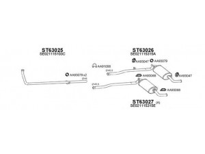VENEPORTE 630054 išmetimo sistema