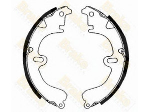 Brake ENGINEERING SH1181 stabdžių trinkelių komplektas 
 Techninės priežiūros dalys -> Papildomas remontas
0449512020, 0449512220, 0449512250