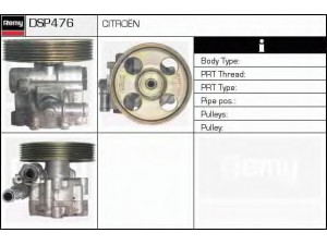 DELCO REMY DSP476 hidraulinis siurblys, vairo sistema 
 Vairavimas -> Vairo pavara/siurblys