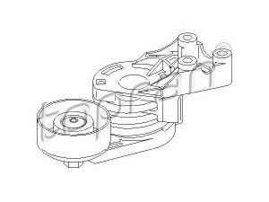 TOPRAN 109 805 diržo įtempiklis, V formos rumbuotas diržas 
 Diržinė pavara -> V formos rumbuotas diržas/komplektas -> Dirželio įtempiklis (įtempimo blokas)
045 903 315A, 045 903 315A, 045 903 315A
