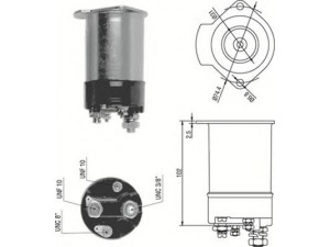 MAGNETI MARELLI 940113050114 solenoidinis jungiklis, starteris