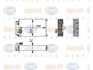 HELLA 8FV 351 330-141 garintuvas, oro kondicionierius 
 Oro kondicionavimas -> Garintuvas
3 090 880