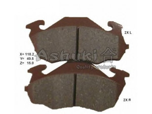 ASHUKI 1080-0107 stabdžių trinkelių rinkinys, diskinis stabdys 
 Techninės priežiūros dalys -> Papildomas remontas
V9118F002, 0 986 AB2 605/BOSCH