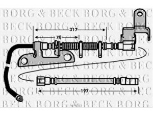 BORG & BECK BBH7553 stabdžių žarnelė 
 Stabdžių sistema -> Stabdžių žarnelės
4721324-AA, 4721324-AB