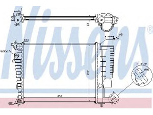NISSENS 613671 radiatorius, variklio aušinimas 
 Aušinimo sistema -> Radiatorius/alyvos aušintuvas -> Radiatorius/dalys
1301.J8, 1301.J9, 1301.TG, 1301.TN