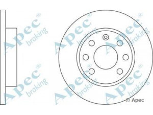 APEC braking DSK117 stabdžių diskas 
 Dviratė transporto priemonės -> Stabdžių sistema -> Stabdžių diskai / priedai
569030, 90008005, 90008031, 90111242