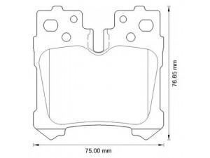 BENDIX 572648B stabdžių trinkelių rinkinys, diskinis stabdys 
 Techninės priežiūros dalys -> Papildomas remontas
044660W010, 044660W020