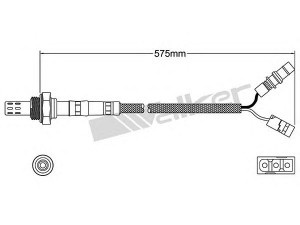 WALKER PRODUCTS 250-24792 lambda jutiklis 
 Išmetimo sistema -> Lambda jutiklis
000 540 39 17