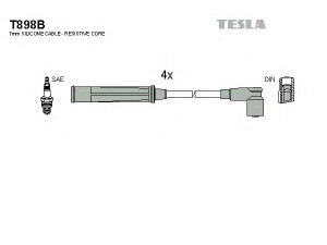 TESLA T898B uždegimo laido komplektas 
 Kibirkšties / kaitinamasis uždegimas -> Uždegimo laidai/jungtys
ZE2318140