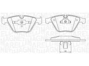 MAGNETI MARELLI 363916060583 stabdžių trinkelių rinkinys, diskinis stabdys 
 Techninės priežiūros dalys -> Papildomas remontas
34116776161
