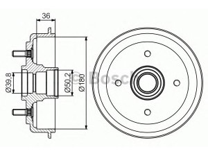 BOSCH 0 986 477 238 stabdžių būgnas 
 Stabdžių sistema -> Būgninis stabdys -> Stabdžių būgnas
52710 02000, 584112H000, 52710 02000