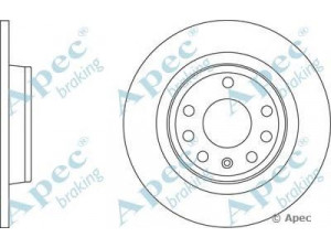 APEC braking DSK2717 stabdžių diskas 
 Stabdžių sistema -> Diskinis stabdys -> Stabdžių diskas
569122, 93184247