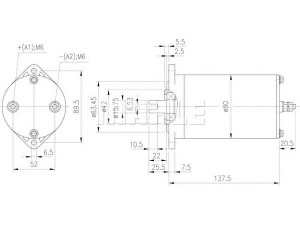 MAHLE ORIGINAL MM 172 elektrovariklis