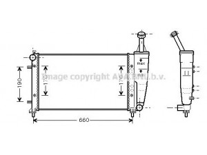 AVA QUALITY COOLING FT2300 radiatorius, variklio aušinimas 
 Aušinimo sistema -> Radiatorius/alyvos aušintuvas -> Radiatorius/dalys
46834062, 51706057, 51734088, 51802107