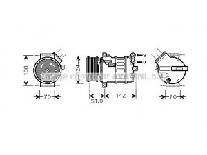 AVA QUALITY COOLING ALK112 kompresorius, oro kondicionierius 
 Oro kondicionavimas -> Kompresorius/dalys
50510966, 60693331, 71787477, 71787479