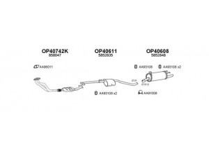 VENEPORTE 400355 išmetimo sistema 
 Išmetimo sistema -> Išmetimo sistema, visa