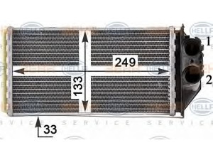 HELLA 8FH 351 315-471 šilumokaitis, salono šildymas 
 Šildymas / vėdinimas -> Šilumokaitis
6448.K4