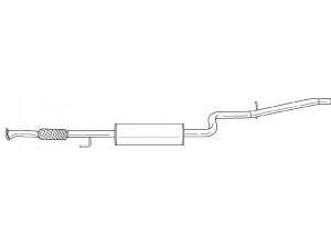 AKS DASIS SG11413 vidurinis duslintuvas