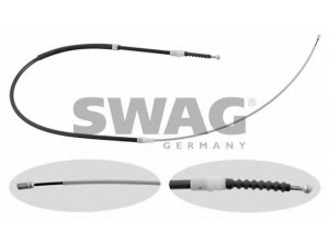 SWAG 30 93 0766 trosas, stovėjimo stabdys 
 Stabdžių sistema -> Valdymo svirtys/trosai
1T0 609 721 D, 1T0 609 721 F, 1T0 609 721 H