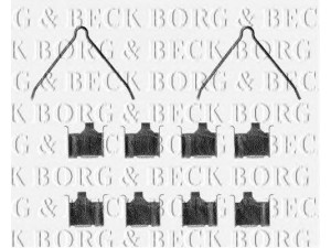 BORG & BECK BBK1081 priedų komplektas, diskinių stabdžių trinkelės 
 Stabdžių sistema -> Diskinis stabdys -> Stabdžių dalys/priedai