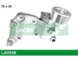 LUCAS ENGINE DRIVE LA0548 įtempiklio skriemulys, V formos rumbuotas diržas 
 Diržinė pavara -> V formos rumbuotas diržas/komplektas -> Įtempiklio skriemulys