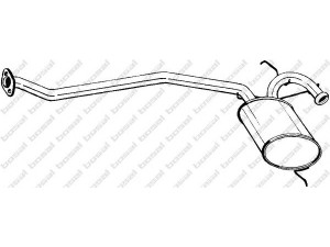 BOSAL 279-259 vidurinis duslintuvas 
 Išmetimo sistema -> Duslintuvas
77.00.787.551