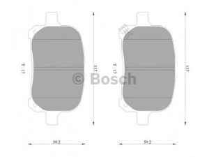 BOSCH 0 986 AB2 326 stabdžių trinkelių rinkinys, diskinis stabdys 
 Techninės priežiūros dalys -> Papildomas remontas
446533180, 04465 20550, 04465 28400