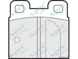 APEC braking PAD263 stabdžių trinkelių rinkinys, diskinis stabdys 
 Techninės priežiūros dalys -> Papildomas remontas
0060724237, 0060727290, 0060729279
