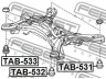 FEBEST TAB-532 stebulės laikiklio įvorė 
 Ašies montavimas/vairavimo mechanizmas/ratai -> Ašies atrama/ašies korpusas/ašies montavimas -> Pasukamojo veleno sujungimas
52275-48021
