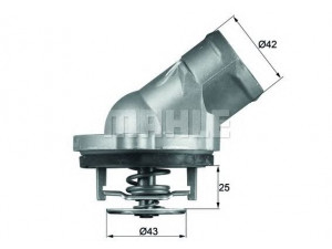 MAHLE ORIGINAL TI 45 87D termostatas, aušinimo skystis 
 Aušinimo sistema -> Termostatas/tarpiklis -> Thermostat
5098 918AA, 112 200 00 15, 112 203 00 15