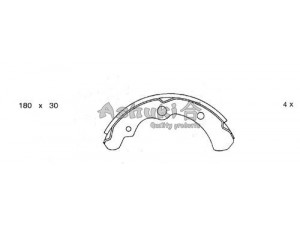 ASHUKI S014-04 stabdžių trinkelių komplektas 
 Techninės priežiūros dalys -> Papildomas remontas
0 986 487 442/BOSCH, 25178-GA300