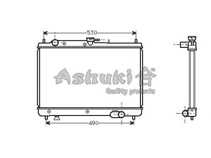 ASHUKI M551-01 radiatorius, variklio aušinimas 
 Aušinimo sistema -> Radiatorius/alyvos aušintuvas -> Radiatorius/dalys
B615-15-200D, B61S-15-200D, B61S-15-200D/B615