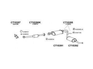 VENEPORTE 150074 išmetimo sistema 
 Išmetimo sistema -> Išmetimo sistema, visa