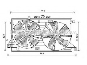 AVA QUALITY COOLING MZ7550 ventiliatorius, radiatoriaus 
 Aušinimo sistema -> Oro aušinimas
Z66815025