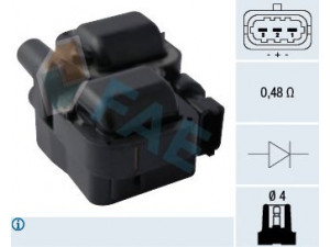 FAE 80294 ritė, uždegimas 
 Kibirkšties / kaitinamasis uždegimas -> Uždegimo ritė
5098138 AA, 51.25919.0016, 000 158 73 03