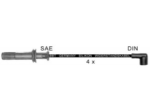 BBT ZK1373 uždegimo laido komplektas 
 Kibirkšties / kaitinamasis uždegimas -> Uždegimo laidai/jungtys