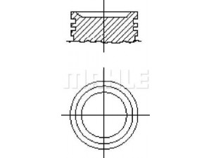 MAHLE ORIGINAL S25020 stūmoklis 
 Variklis -> Cilindrai/stūmokliai
7589091