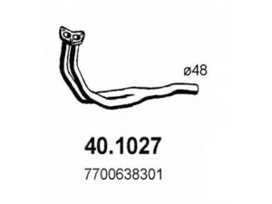 ASSO 40.1027 išleidimo kolektorius
7700638301, 7700638301