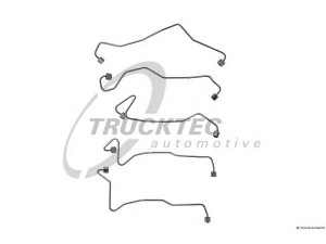 TRUCKTEC AUTOMOTIVE 02.13.054 aukšto slėgio vamzdžių komplektas, įpurškimo sistema
602 070 1133 cpl.1, 602 070 1233 cpl.1