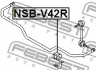FEBEST NSB-V42R skersinio stabilizatoriaus įvorių komplektas 
 Ašies montavimas/vairavimo mechanizmas/ratai -> Stabilizatorius/fiksatoriai -> Sklendės
54613-CK010
