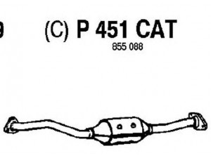 FENNO P451CAT katalizatoriaus keitiklis 
 Išmetimo sistema -> Katalizatoriaus keitiklis
BM90143H, 855063, 855088