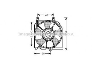 AVA QUALITY COOLING DN7524 ventiliatorius, radiatoriaus 
 Aušinimo sistema -> Oro aušinimas
2148650Y10, 214875B401, 921205B401