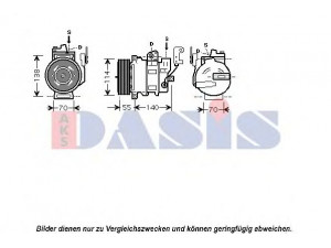 AKS DASIS 851646N kompresorius, oro kondicionierius 
 Oro kondicionavimas -> Kompresorius/dalys
JPB000183