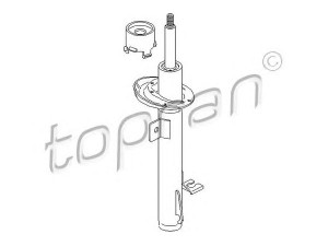 TOPRAN 302 559 amortizatorius 
 Pakaba -> Amortizatorius
1 207 446, 1 227 711, 1 231 003